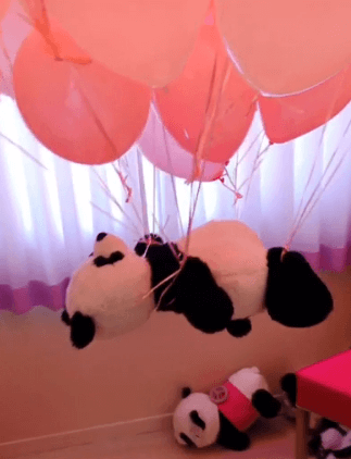 【動画】白井琴望がパンダをジャグジー風呂で洗う!パンダを圧縮する動画が必見!