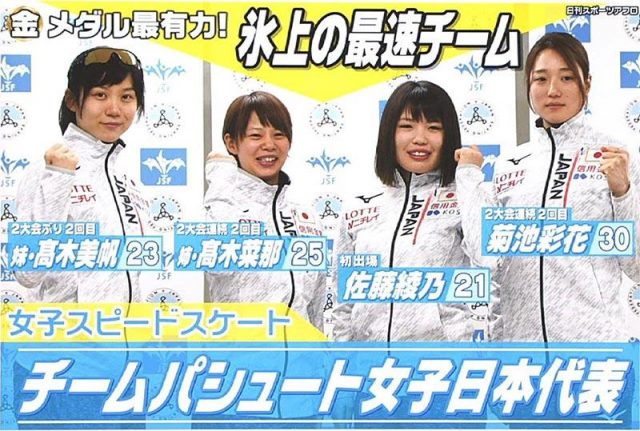 女子パシュートが金メダルを獲得！動画とネットの声