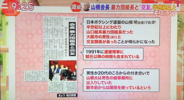 山根明会長と山口組直参の森田組元組長との関係とは