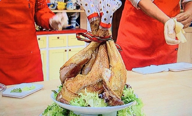 平野レミ チキンを立てる【画像・動画あり】クリスマストリー！！