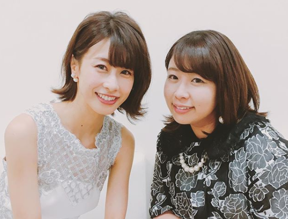 加藤綾子 そっくり2ショット！餅田コシヒカリと共演！！