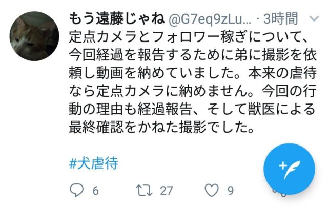 武居知未(たけいともみ)が犬を虐待!動画が炎上し現在保護は完了