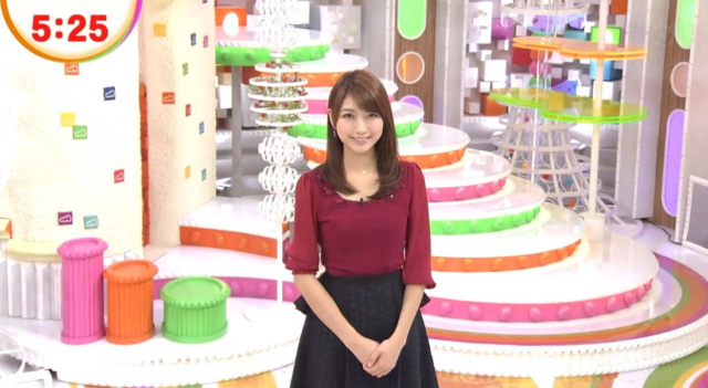 三田友梨佳アナのすっぴん地震速報画像と動画はこちら。比較画像してみた