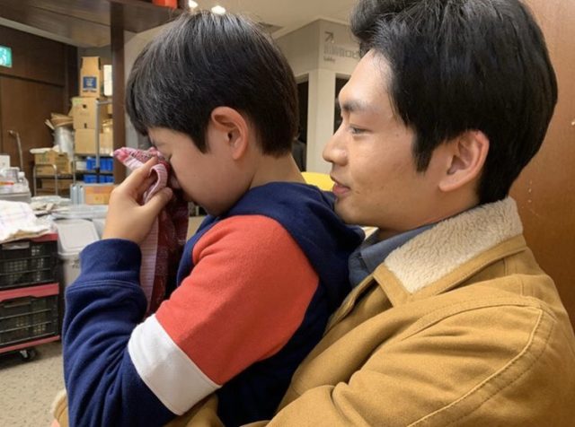 スカーレット 親子ショットが感動を呼ぶ!!